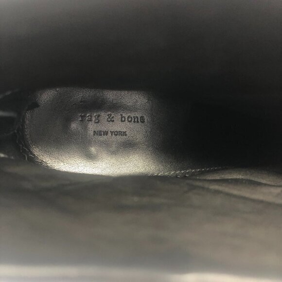 Rag & Bone Newbury Black Back Zip Booties - Picture 4 of 11